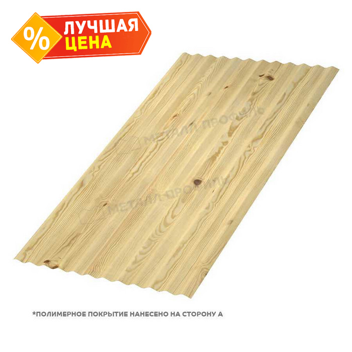 Профлист Металл Профиль МП-18 0,5 ECOSTEEL® текстурированный Сосна | B