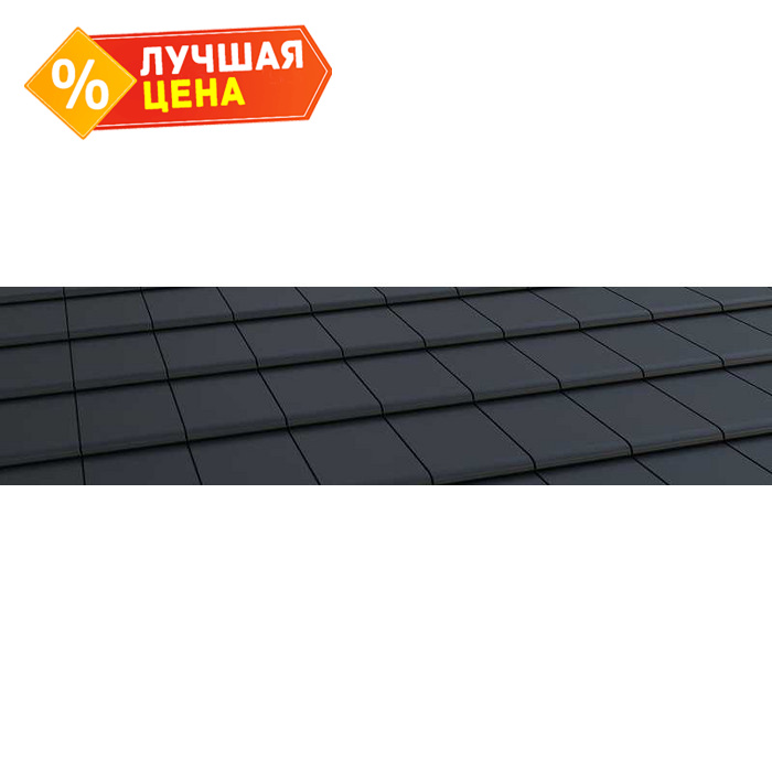 Керамическая черепица Braas Турмалин Ангоб антрацит