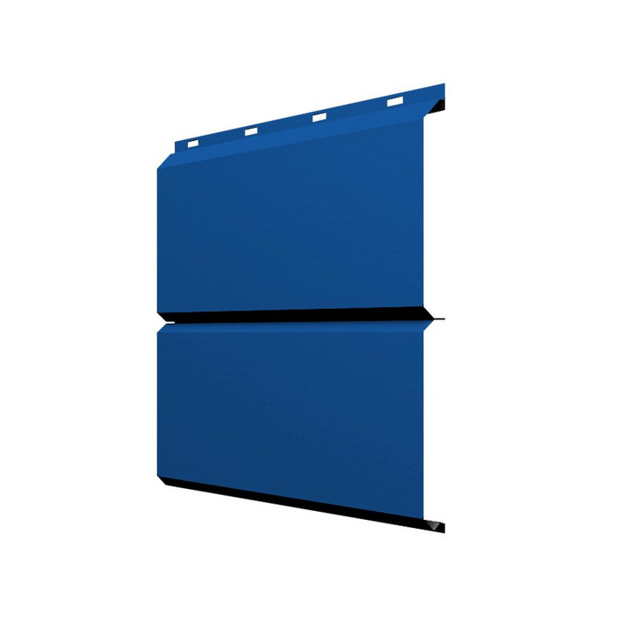 Софит ЭкоБрус без перфорации 0,345 Grand Line 0,5 Satin RAL5005 сигнальный синий